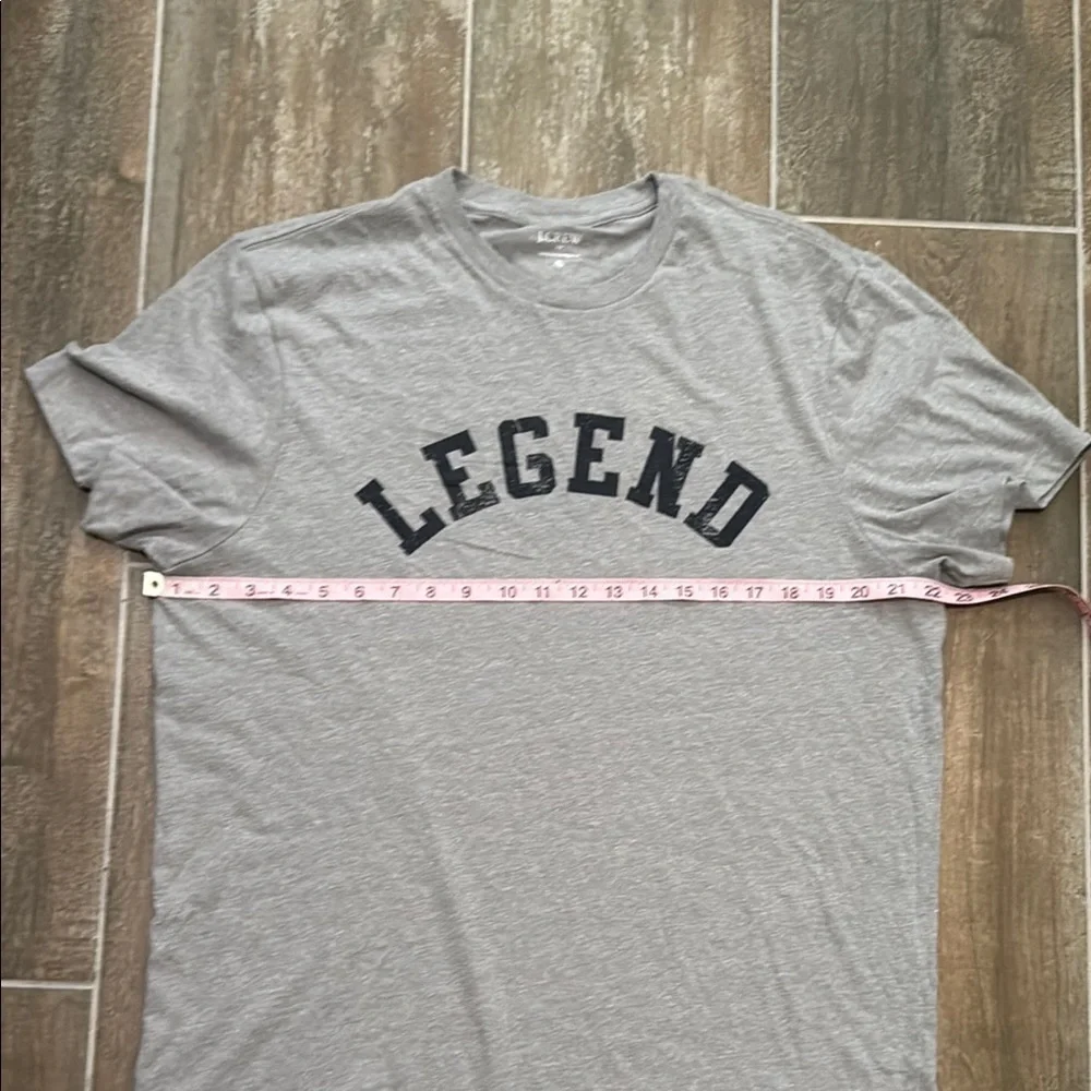J. Crew Gray 'Legend' Graphic Tee